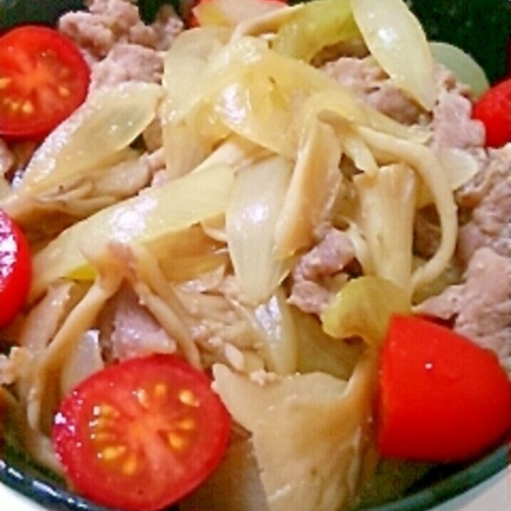 レンジで５分！手抜き豚丼